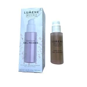 NIB Lumene Invisible Illumination Dewy Glow Gel Primer 1oz